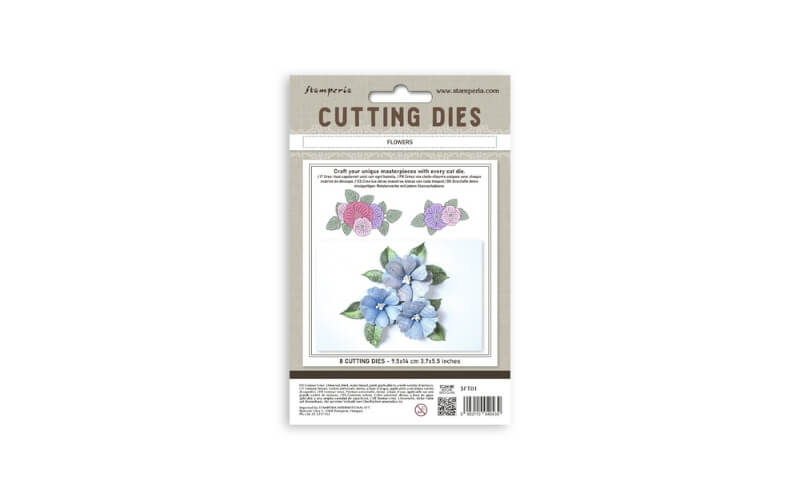 Snijmatrijzen A6 Bloemen Stamperia