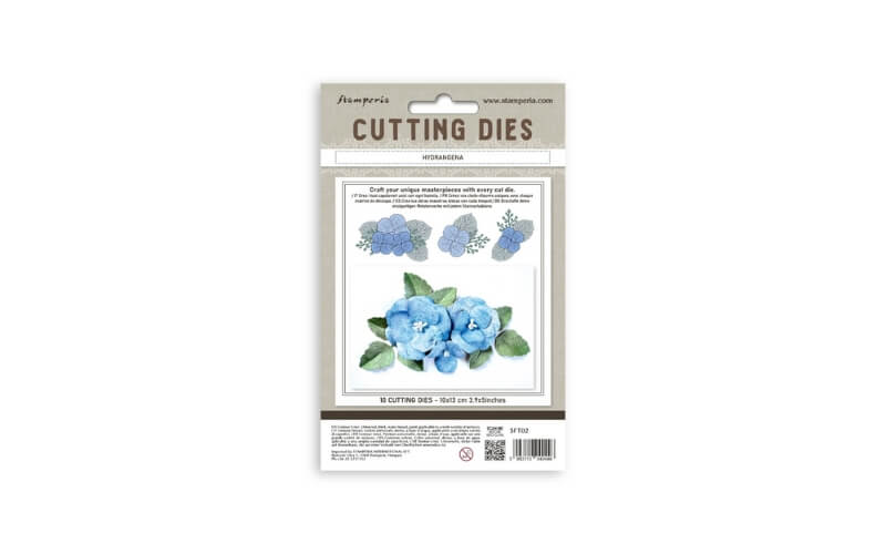 Snijmatrijzen A6 Hortensia Stamperia
