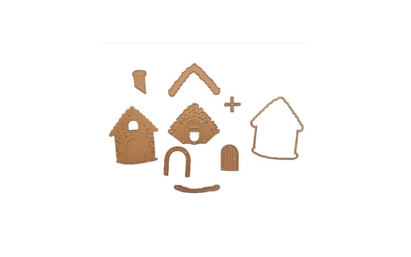 Snijmatrijzen Peperkoek Huis Candy Christmas Stamperia