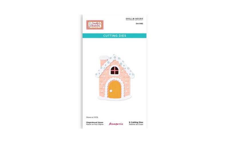 Snijmatrijzen Peperkoek Huis Candy Christmas Stamperia
