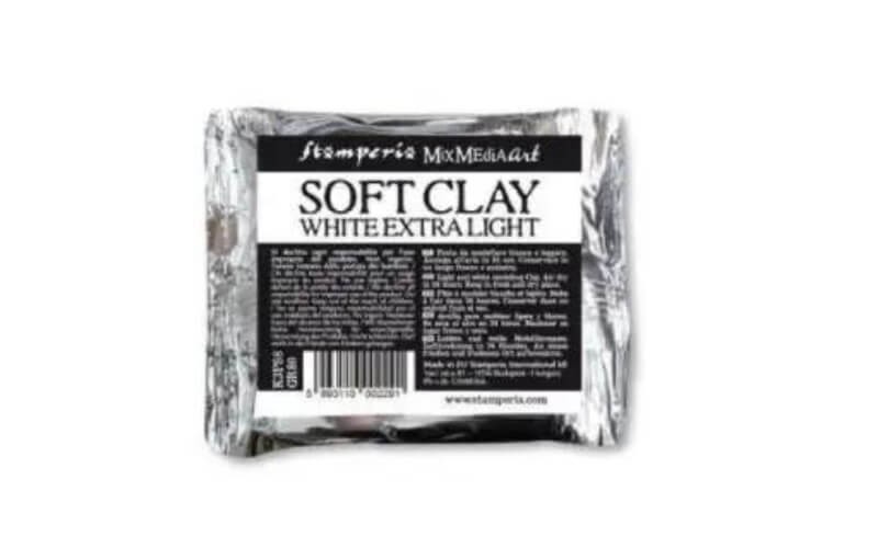 Soft Klei Wit 80gr Stamperia