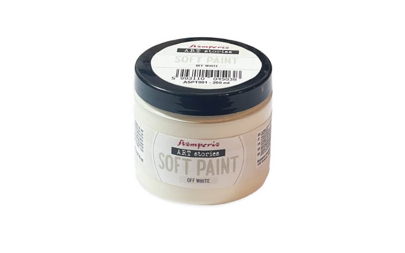 Soft Paint Gebroken Wit 200ml Stamperia