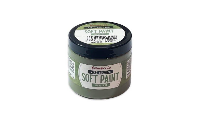 Soft Paint Oxide mos 200ml Stamperia
