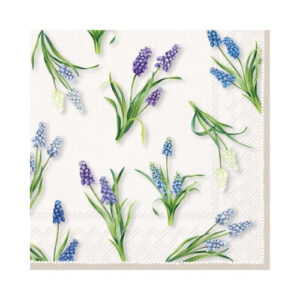 Spring Muscari Lunch Servetten 20st. IHR