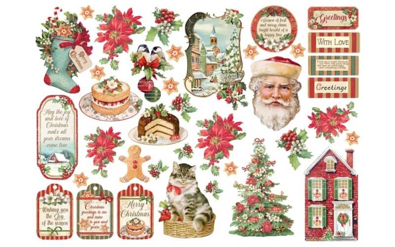 Stansen Klasieke Kerst Stamperia