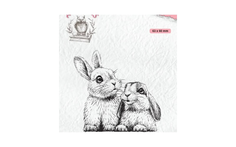 Stempel Konijntjes Nellie's Choise