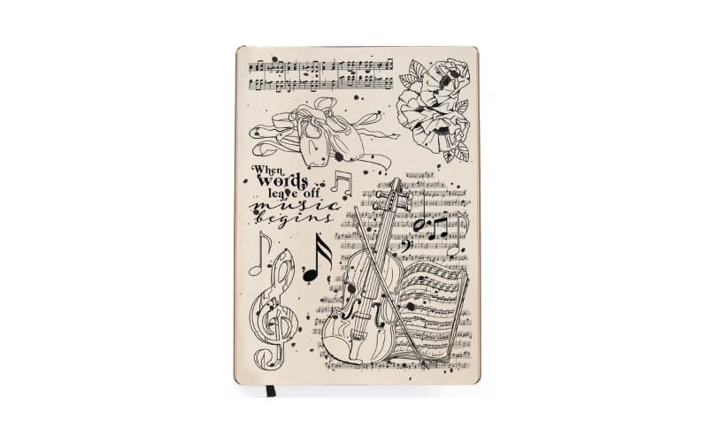 Stempel Set Music Begins Ciao Bella