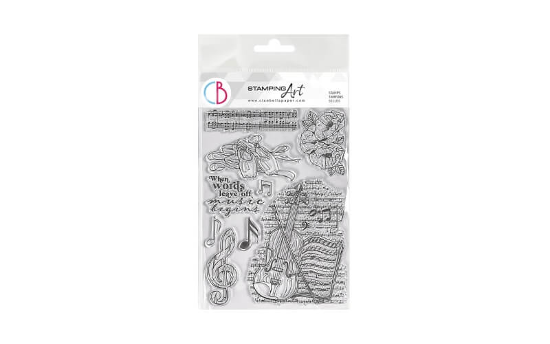 Stempel Set Music Begins Ciao Bella