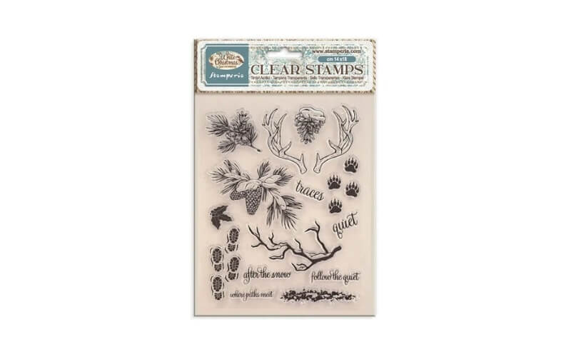 Stempel Set White Christmas Stamperia