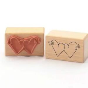 Stempel Twee Hartjes