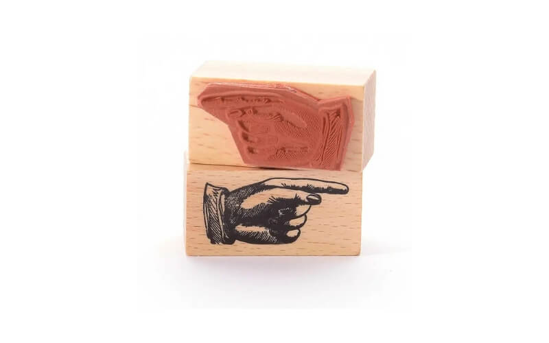 Stempel Wijzende Vinger