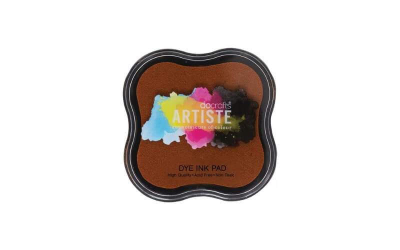 Stempelkussen Donker Oranje Artiste