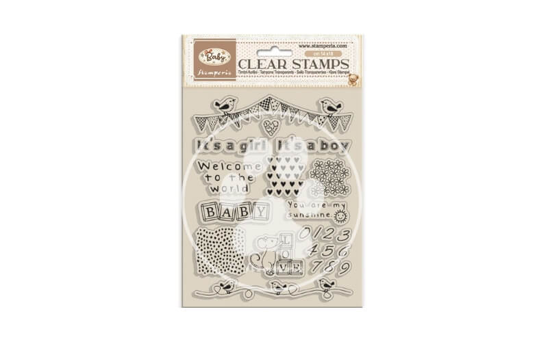 Stempels Baby Stamperia