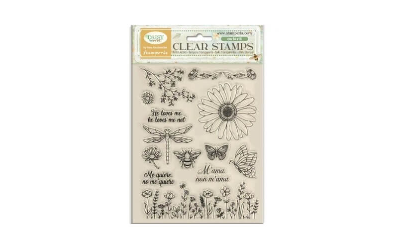 Stempels Daisy Art Stamperia