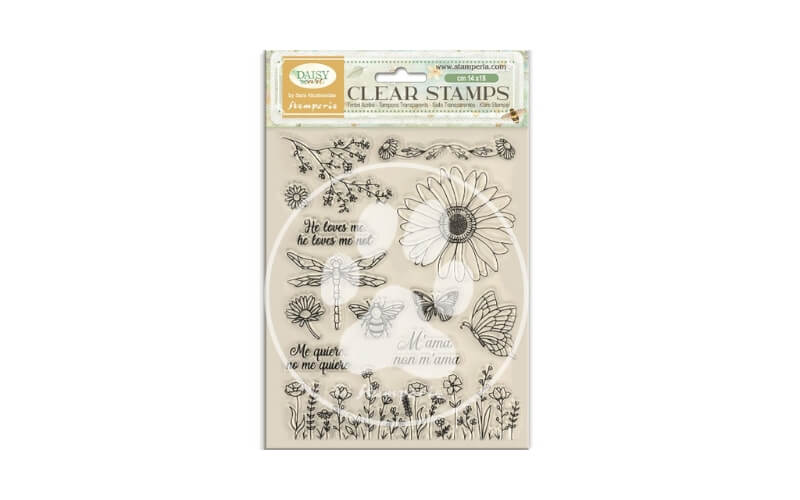 Stempels Daisy Art Stamperia