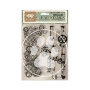 Stempels Gardens of Time Tubes and Clocks Stamperia