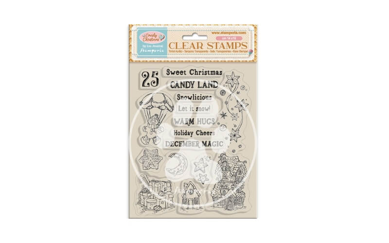 Stempels Snoepland Candy Christmas Stamperia