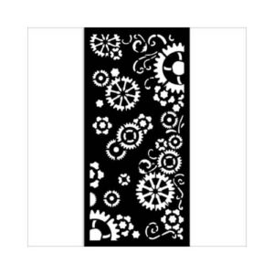 Stencil 12x25 Tandwielen Stamperia