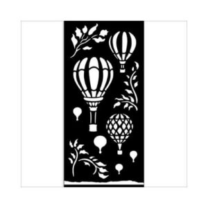 Stencil 12x25 Timeless Luchtballonnen Stamperia