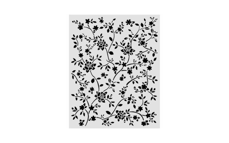 Stencil 20x25 All Around Ramage Stamperia