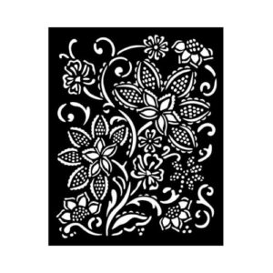 Stencil 20x25 Timeless Batik Bloemen Stamperia