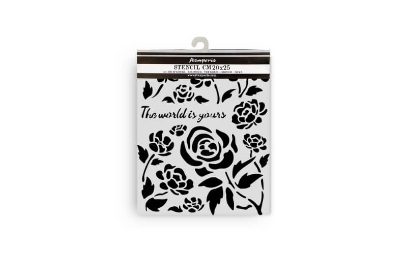 Stencil 20x25 Timeless Roses Stamperia