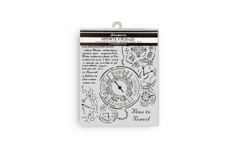 Stencil 20x25 Venetië Time to Travel Stamperia
