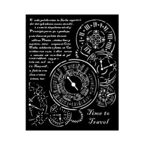Stencil 20x25 Venetië Time to Travel Stamperia
