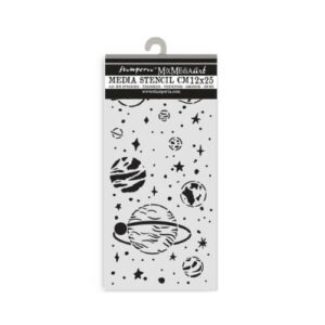Stencil A New Beginning Planetary 12x25 Stamperia