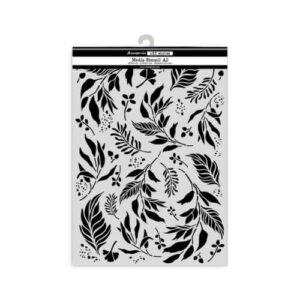 Stencil A3 Leaves Art Stories Stamperia