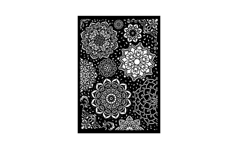 Stencil A3 Mandala Art Stories Stamperia