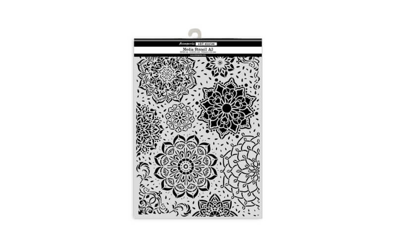 Stencil A3 Mandala Art Stories Stamperia