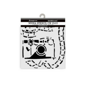 Stencil Art of Travelling Photography 12x12 Stamperia