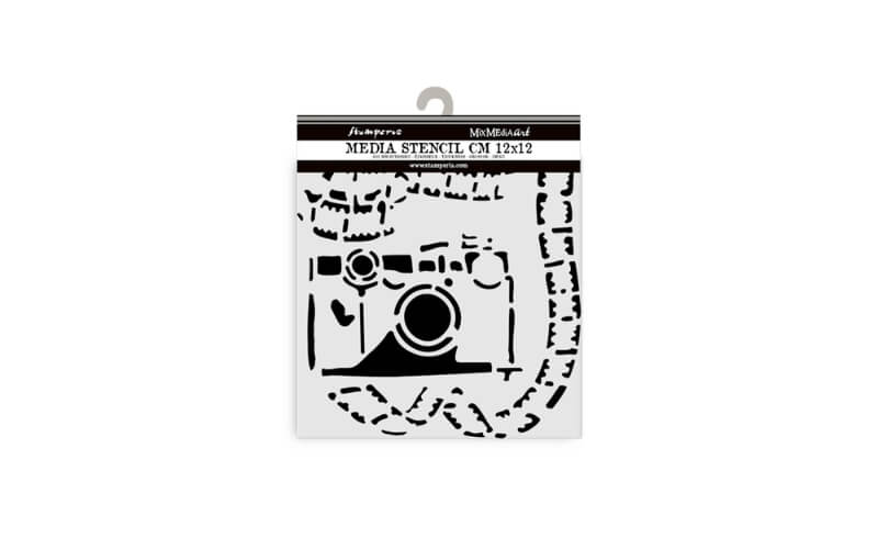 Stencil Art of Travelling Photography 12x12 Stamperia