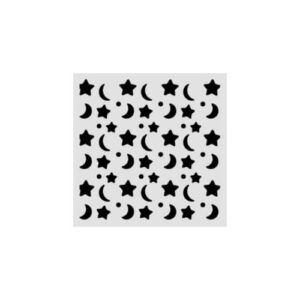 Stencil Baby Star and Moon 12x12 Stamperia