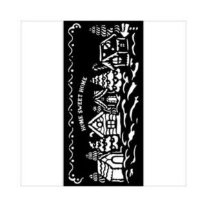 Stencil Candy Christmas Dorpje Stamperia 12x25cm