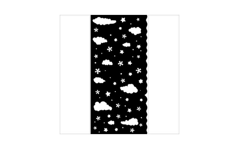 Stencil Candy Christmas Wolken Stamperia 12x25cm