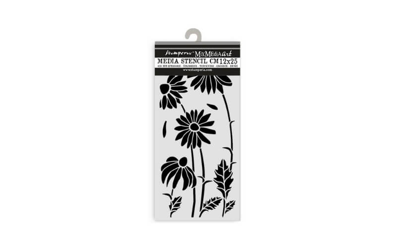 Stencil Daisy Art Daisies 12x25 Stamperia