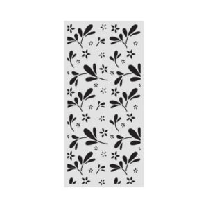 Stencil Family Big Flower Pattern 12x25 Stamperia