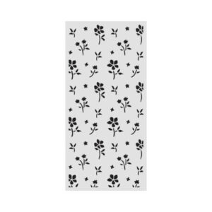 Stencil Family Small Flower Pattern 12x25 Stamperia