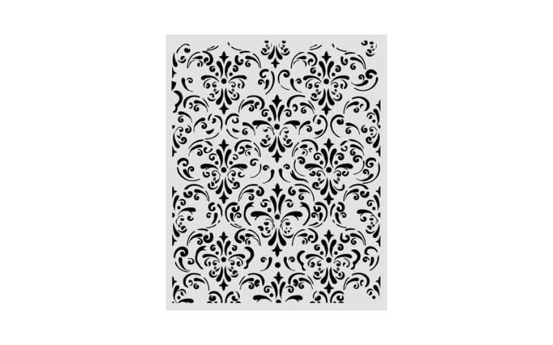 Stencil Gardens of Time Wallpaper 20x25 Stamperia