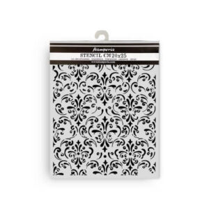 Stencil Gardens of Time Wallpaper 20x25 Stamperia