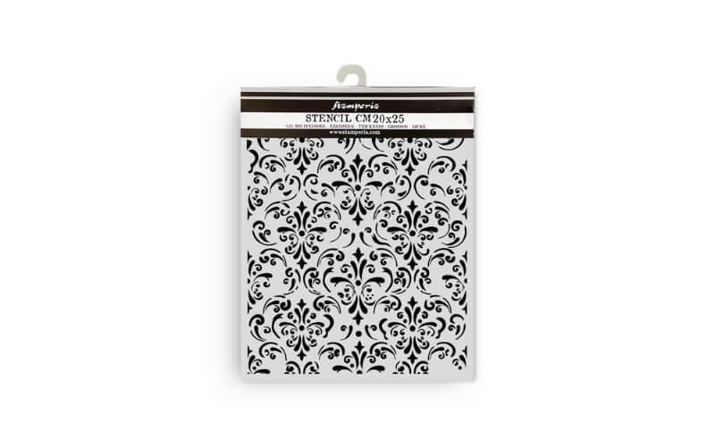 Stencil Gardens of Time Wallpaper 20x25 Stamperia