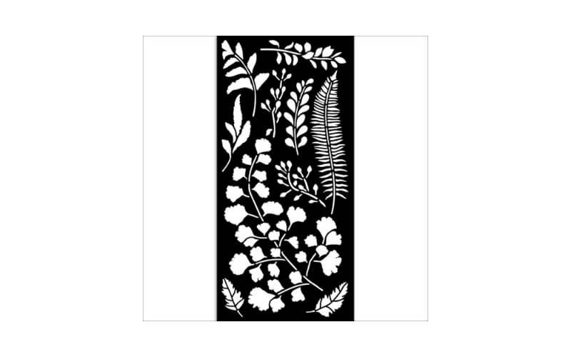 Stencil Herbarium Silvae Bladeren 12x25 Stamperia