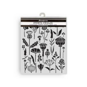 Stencil Herbarium Silvae Herbarium 20x25 Stamperia
