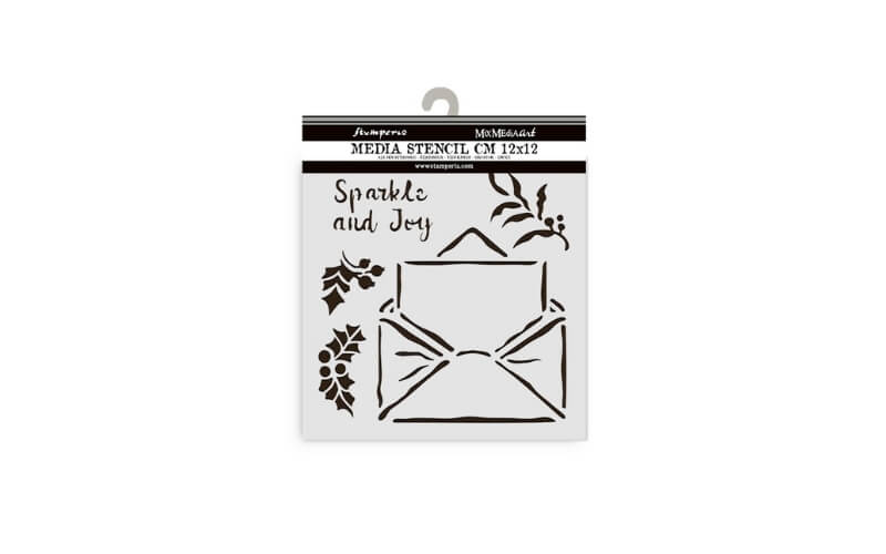Stencil Het Uilenhuis Brief Stamperia 12x12