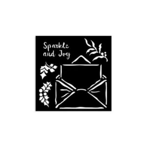Stencil Het Uilenhuis Brief Stamperia 12x12