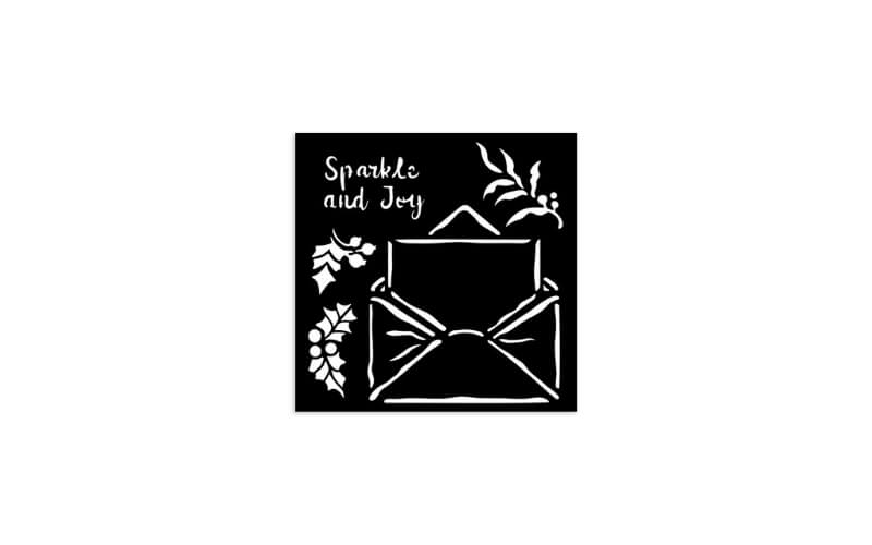 Stencil Het Uilenhuis Brief Stamperia 12x12