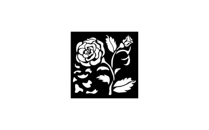 Stencil House of Roses Big Rose 12x12 Stamperia