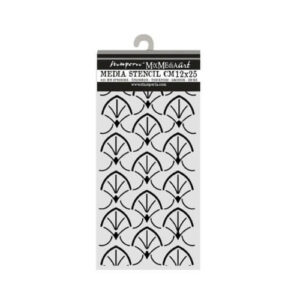Stencil Oriental Garden Borders 12x25 Stamperia